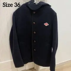 【DANTON】ダントン　ウールモッサ　くるみボタン　コート