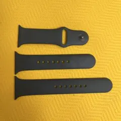 Apple Watch用 黒 シリコンバンド　38mm