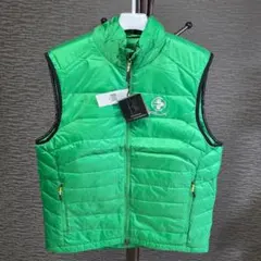 【希少Lサイズ】RLX ラルフローレン ダウンベスト 緑 リアルダウン テック系