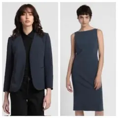 Theory ノーカラースーツセットアップ SUITING AND SEPARATE Theory [セオリー] 公式通販サイト