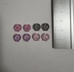 クロム ロゴ ネイルパーツ 8個