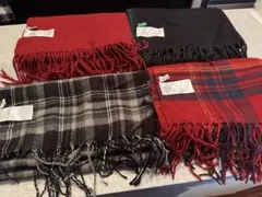 earth music&ecology フリンジ付マフラー(ストール) 4セット