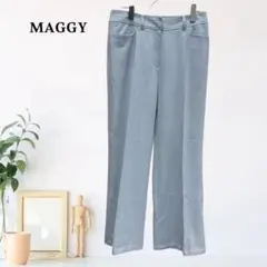 zk804【L】MAGGY カジュアルパンツ センタープレス 大人