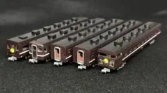 ◇KATOの室内灯付/旧型客車 急行「かいもん」風 5両 オロ11、スハニ35