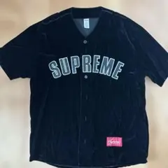 Supreme Velvet Baseball Jersey 
