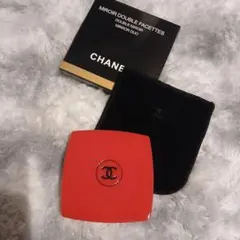正規品ノベルティ　シャネル コンパクトダブルミラー CCロゴが刻印