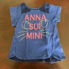 ANNA SUI MINI 猫モチーフ Tシャツ 90cmのサムネイル