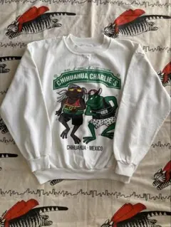 vintage ヴィンテージ アニマル スウェット カエル 蛙 レゲエ 古着