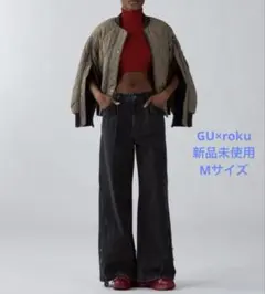 新品未使用タグ付　GU×roku ジーンズ by rokh ダークグレー　M