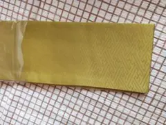 重ね襟 伊達襟 くすみ抹茶色地紋入り