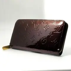VUITTON　ジッピーウォレット ヴェルニ　M93522 アマラント