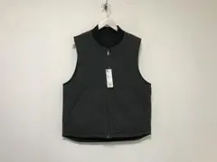 新品本物ジーユーGUリバーシブルMA1中綿ダウンジップジレベストワークメンズM