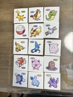 ポケモンパン デコキャラシール　216・217弾　15枚セット