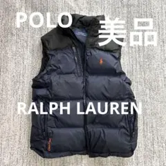 美品　Polo Ralph Lauren ネイビー ダウンベスト S