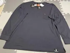 PLAYBO コットン100% 長袖シャツ 3L ダークグレー 大きいサイズ