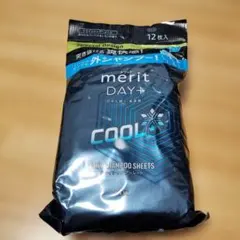 merit DAY+ 外ドライシャンプーシート COOL 12枚入新品のサムネイル