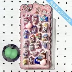 新作♡ラブブ　labubu 光るおしりシール　おしりシール