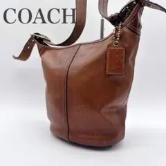 【OLD COACH】バケツ型 ショルダーバッグ ライトブラウン レザー