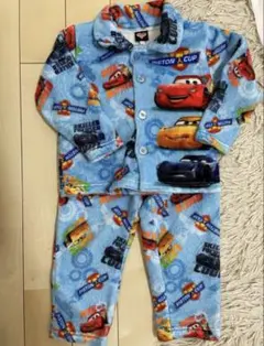 【即購入OK】【100cm】カーズパジャマ男の子ボタン付きパジャマ長袖パジャマ