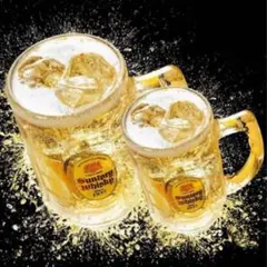 新品 未使用 Suntory 角ウイスキー700mlと375mlの夫婦ジョッキ