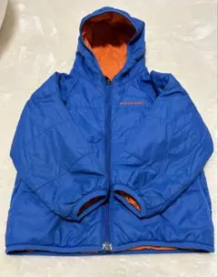 モンベル キッズ 100 中綿 ジャケット 冬 防寒 軽量 リバーシブル