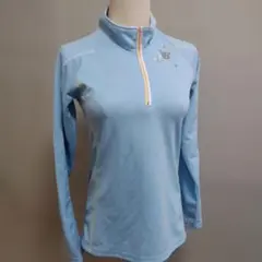 New Balance 水色 ハーフジップ トップス
