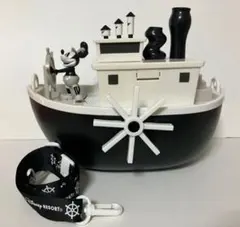 ミッキー ポップコーンバケット　蒸気船ウィリー