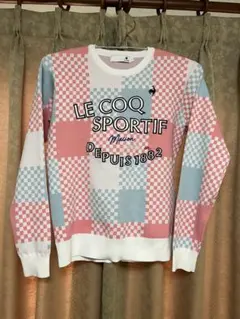 LE COQ SPORTIF チェック柄 セーター Mサイズ