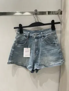 韓国　2026新作デニムショートパンツ 新品未使用タグ付きS