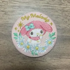サンリオ トレーディング 花言葉刺繍缶バッジ マイメロディ