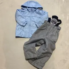 IGNIO スキーウェア　上下セット　100 男の子　水色　グレー