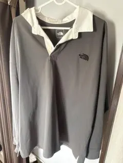 THE NORTH FACE グレー 長袖ポロシャツ L