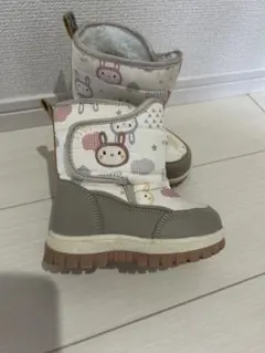 子供用スノーブーツ 15.0cm うさぎ柄
