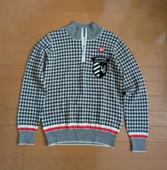 ルコック ゴルフ le coq sportif golf ハーフジップ ニットＭ