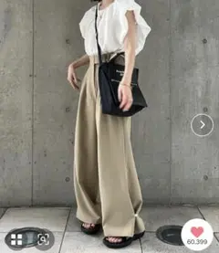 hinari ヘムフック2WAYワイドパンツ