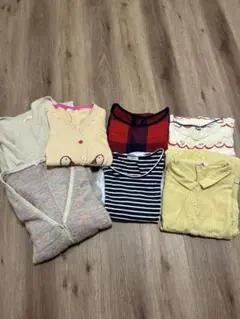 poudoudou ワンピースとカーディガンセット