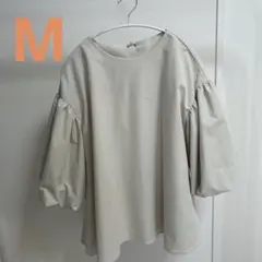 coca バックリボンブラウス　七分袖