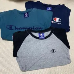 匿名配送‼️Champion kids長袖カットソー 3枚セット 110cm