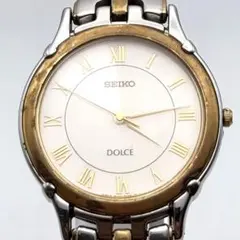 新品電池】SEIKO DOLCE ゴールド文字盤 5E31-7A40 S415 - メルカリ