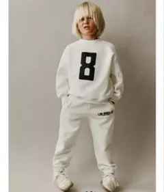 ZARA キッズ　セットアップ　白　スウェット