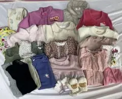 子供服 まとめ売り 80〜95cm 女の子 冬服 多め 21点 アウター入り
