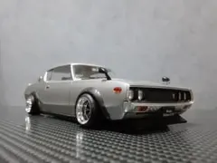 1/43 スカイライン改 ケンメリGT-R 弥生 ホイール アルミ製 深リム