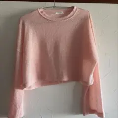 レディース　ピンク　長袖トップス　韓国