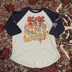 ACDC バンドTシャツ ラグラン グランジ 古着 archivのサムネイル