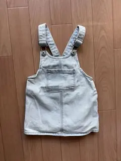 ZARA KIDS デニムサロペットワンピース 80cm