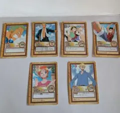원피스 カードダス ハイパーバトル 미사용 ルフィ ゾロ ナミ サンジ 6枚