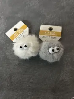 【DAISO】ギョロ目モンスターエコファーキーホルダー