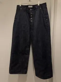 週末価格 MENES Raw Loose セルベッジデニム XL インディゴ