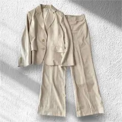 【エウルキューブ】パンツスーツ 上下セット 裏地有 ポケット有 フォーマル 15