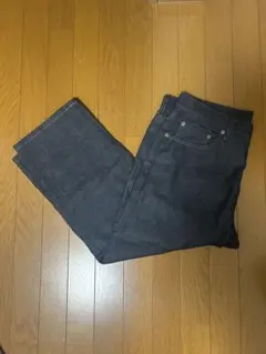 OLD UNIQLO ダークブルー ストレートデニム